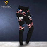 AMERICAN VETERAN WIFE  CRISS-CROSS TANK TOP LEGGING