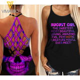 AUGUST GIRL Criss-Cross Open Back Camisole Tank Top  TMT SWEETEST