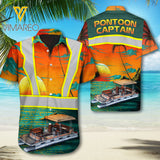 Pontoon Captain 3D Printed Mens Shirt JUL-DT17