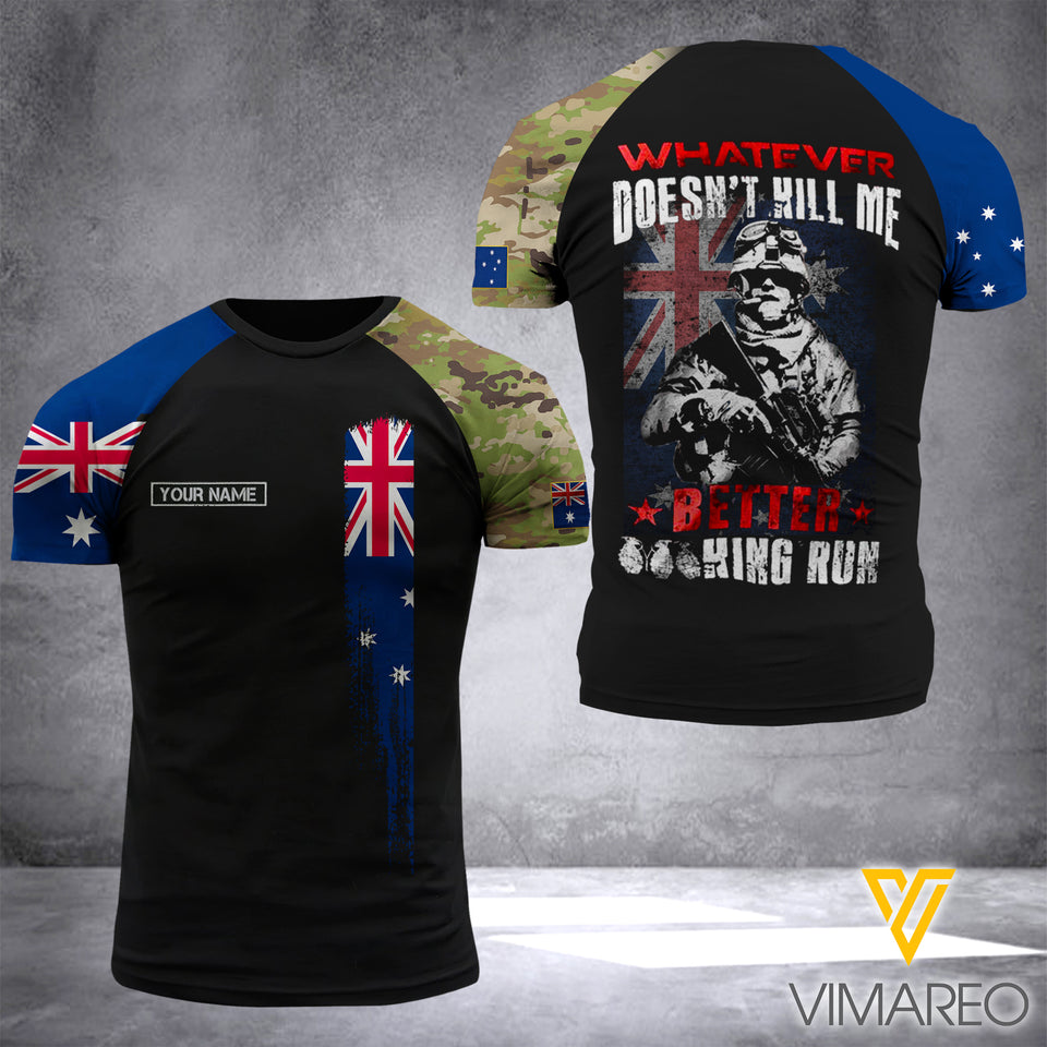 Customized Australian Soldier 3D Printed Combat Shirt EZD100621