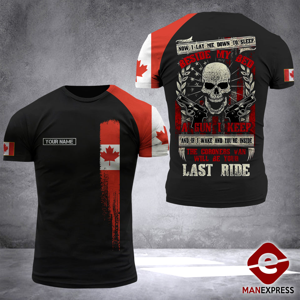 Customized Canadian Soldier 3D Printed Combat Shirt EZD210521
