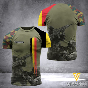belgium soldier CAMO CUSTOMIZE T SHIRT 3D PRINTED 722