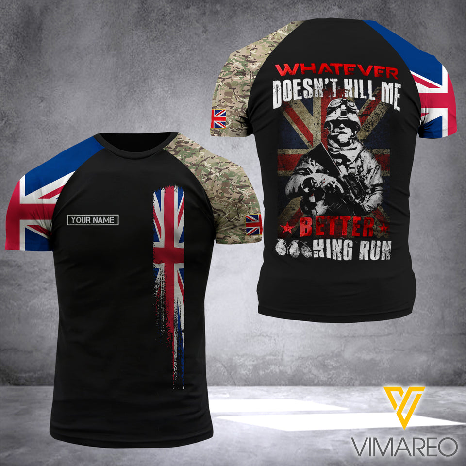 Customized British Soldier 3D Printed Combat Shirt EZD100621