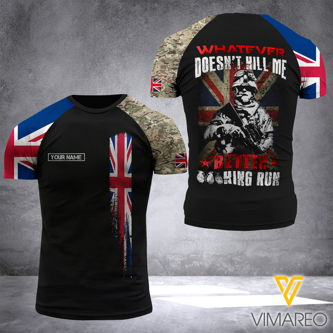 Customized British Soldier 3D Printed Combat Shirt EZD100621