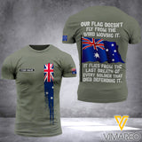 Customized Australia Army 3D Printed TShirt 0904NGBD