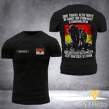 Customized Brandenburg Flag 3D PRINTED SHIRT 0707D