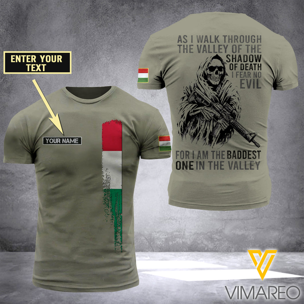Customized Hungary Soldier 3D Printed Shirt/Hoodie ZD064