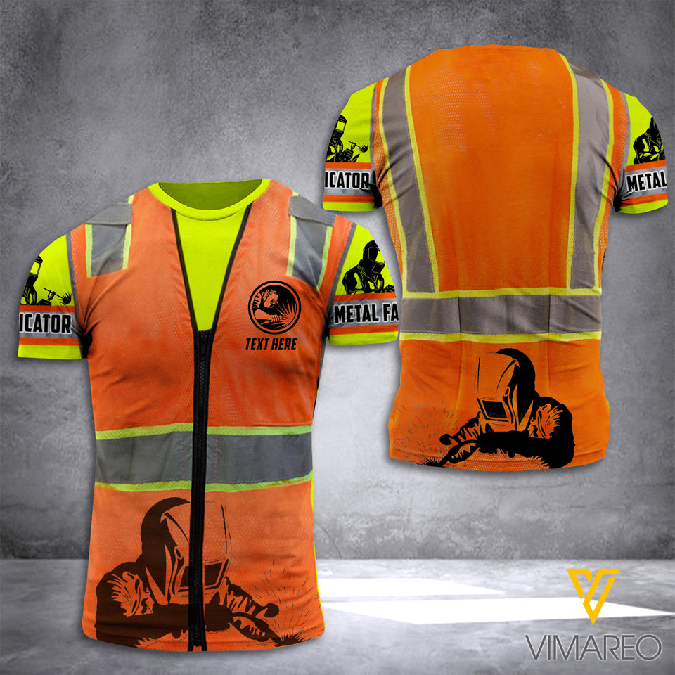 Metal Fabricator  CUSTOMIZE T SHIRT 3D PRINTED TL166