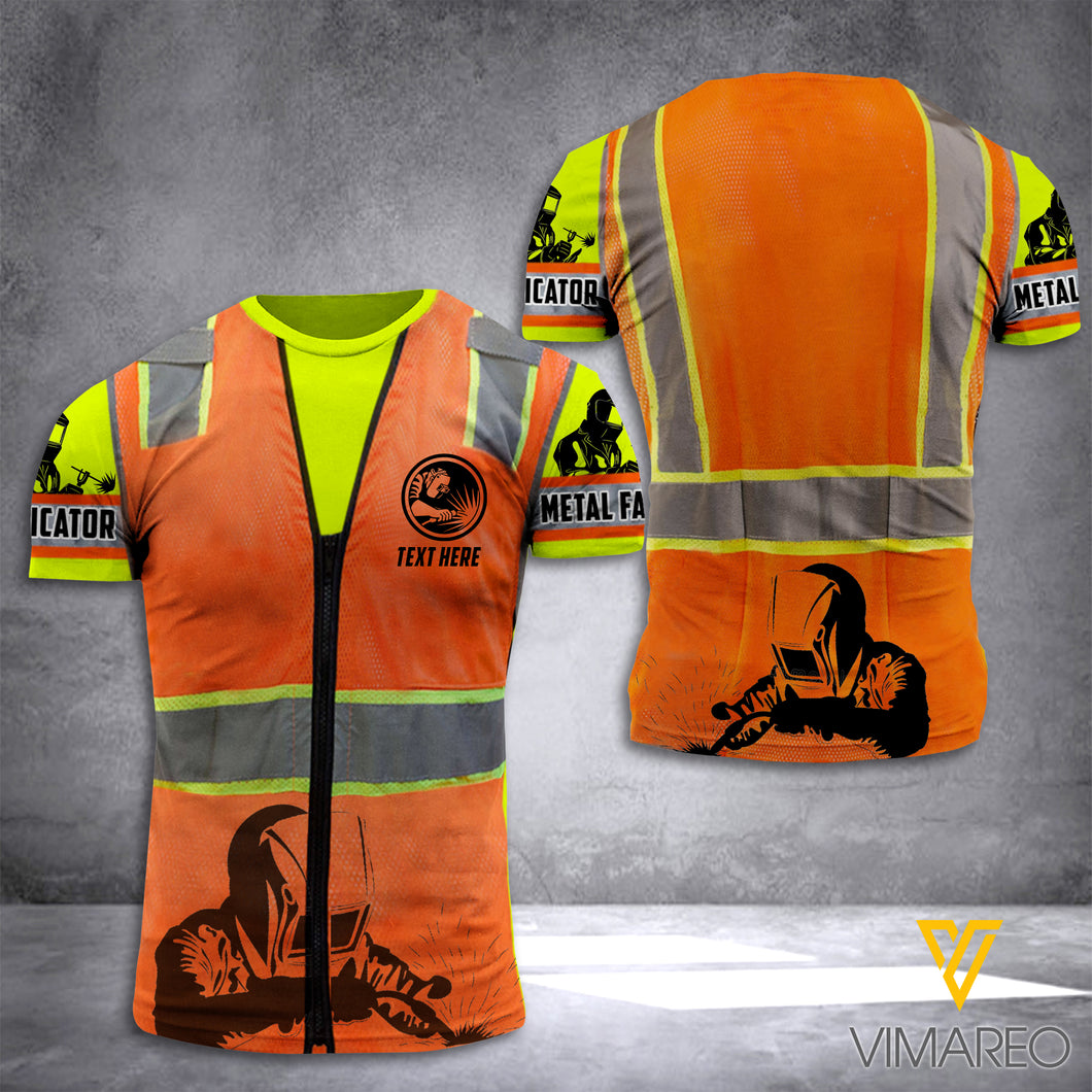 Metal Fabricator  CUSTOMIZE T SHIRT 3D PRINTED TL166