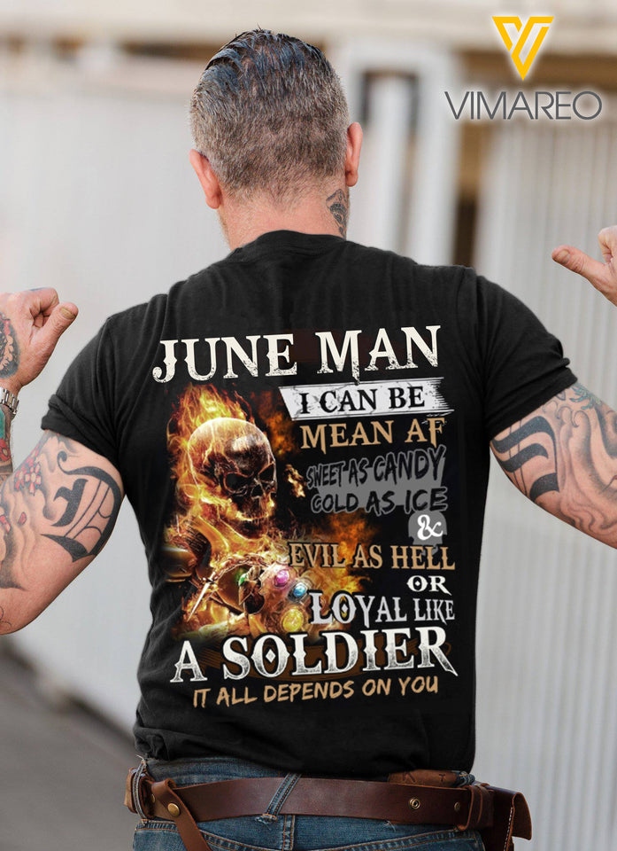 June Man T SHIRT 3D ALL PRINTED 1106D