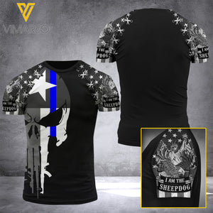 TEXAS SHEEPDOG TSHIRT 3D PRINTED JUE-MD23