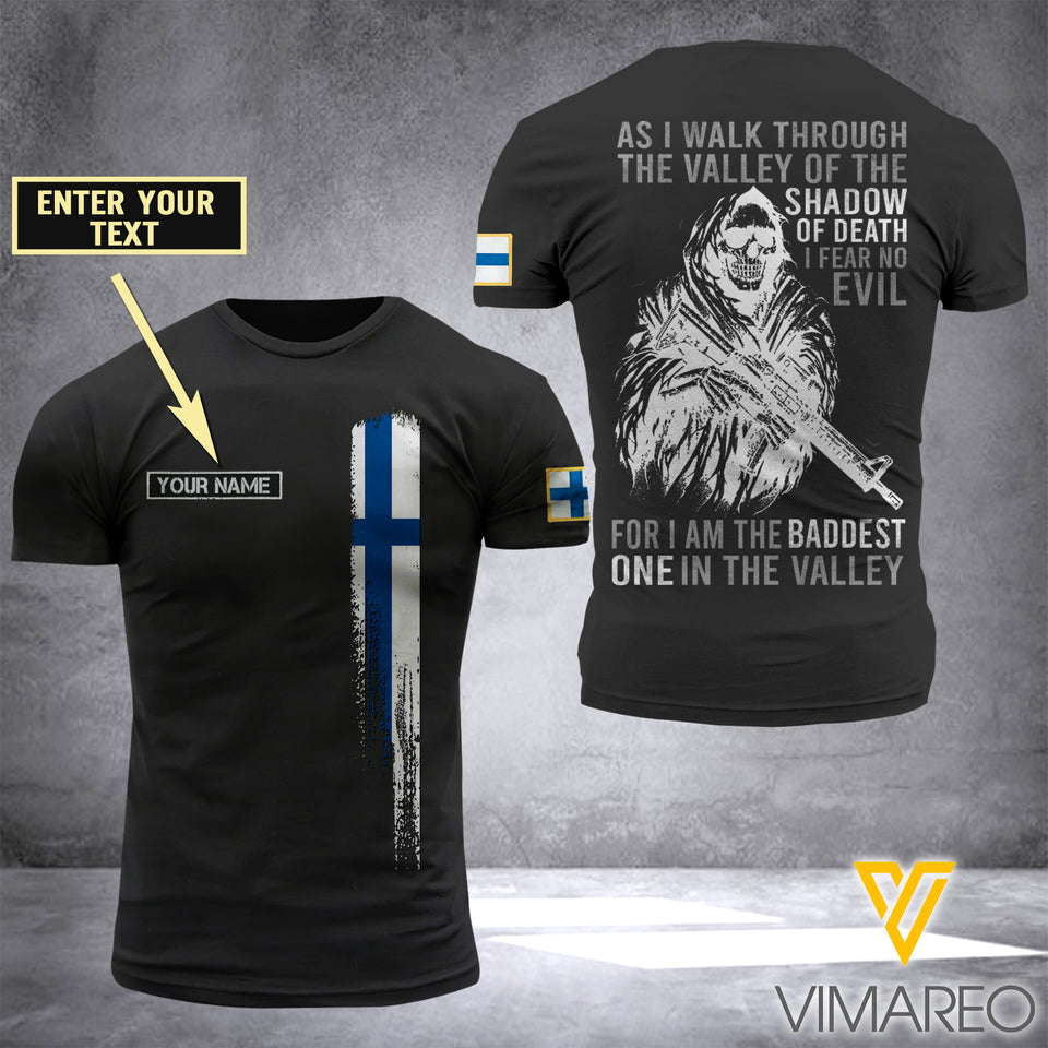 Customized Finland Soldier 3D Printed Shirt EZD074