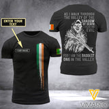 Customized Ireland Soldier 3D Printed Shirt EZD074