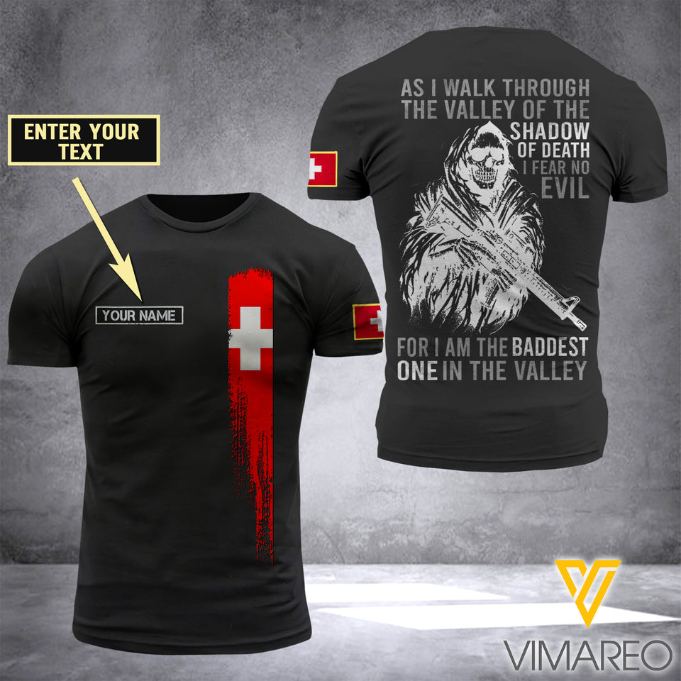 Customized Swiss Soldier 3D Printed Shirt EZD074
