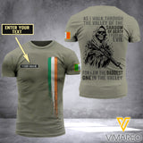 Customized Ireland Soldier 3D Printed Shirt EZD074
