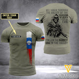 Customized Slovenia Soldier 3D Printed Shirt EZD074