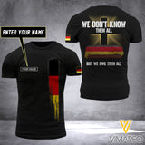 Customized Germany 3D PRINTED SHIRT 1707D