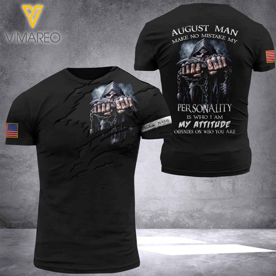 August Man Customized 3D PRINTED SHIRT TVM