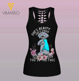 MH WEIMARANER DOG TANKTOP 3D PRINTED FEB-NV24