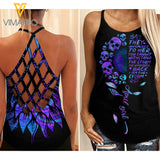 April Girl Criss-Cross Open Back Camisole Tank Top AKDJEW