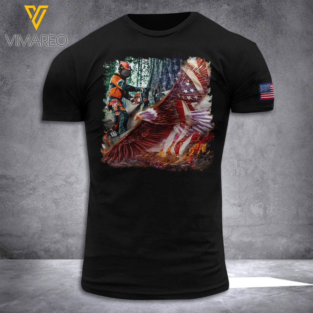 Arborist Eagle Tshirt MNHJE