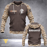 Personalized Arborist 3D printed hoodie SIEWQ