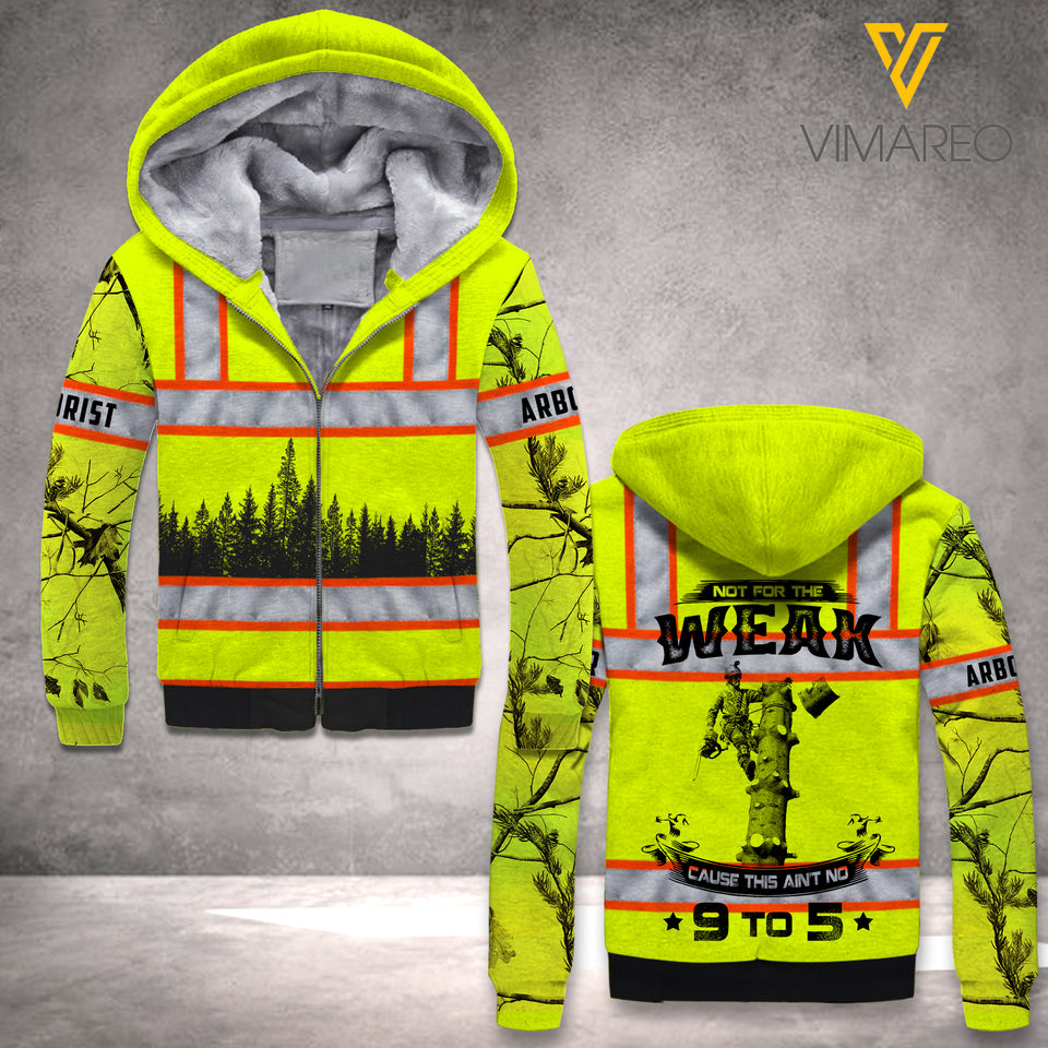 PERSONALIZED ARBORIST FLEECE HOODIE 3D PRINTED LC
