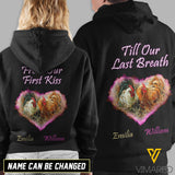 Personalized Love hoodie Chicken first to last breath