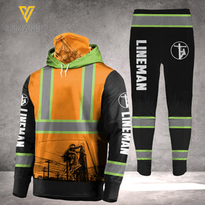 PERSONALIZED LINEMAN MASK HOODIE COMBO 3D PRINTED LC