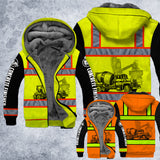 CONCRETE FINISHER SAFETY FLEECE HOODIE 3D PRINTED 030221