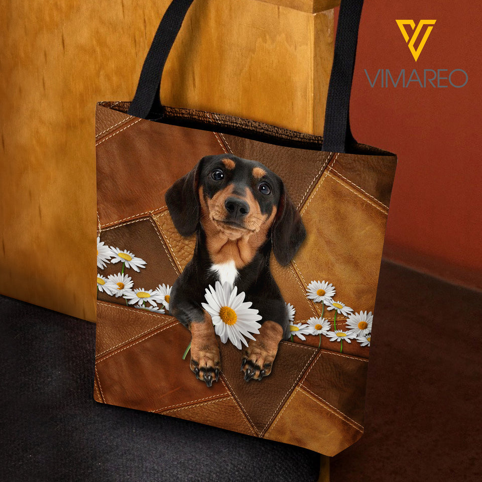 Dachshund Dog Tote Bag SJF