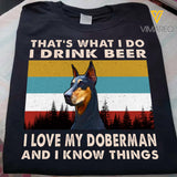 MH DOBERMAN TERRIER TSHIRT 3D PRINTED FEB-NV01