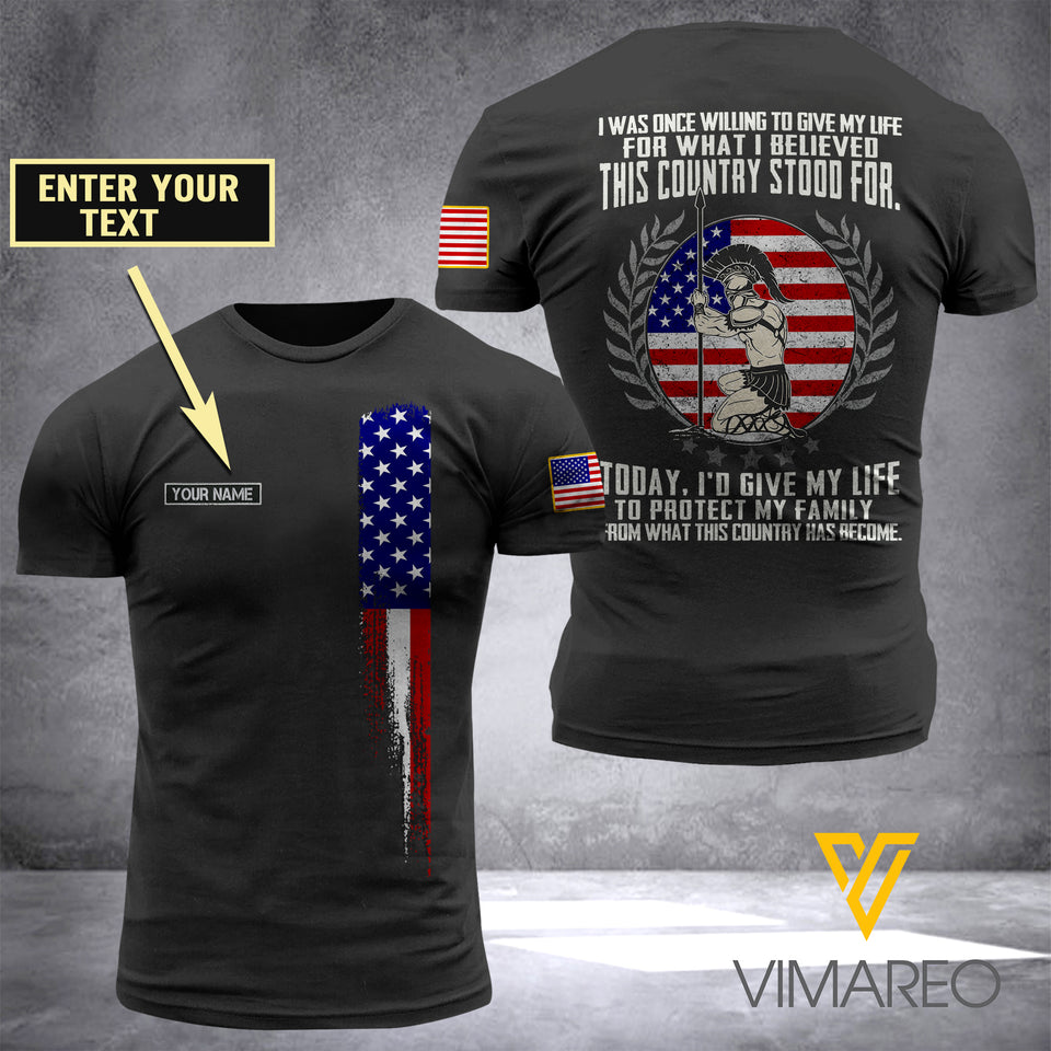 Personalized American Tshirt XNEHR