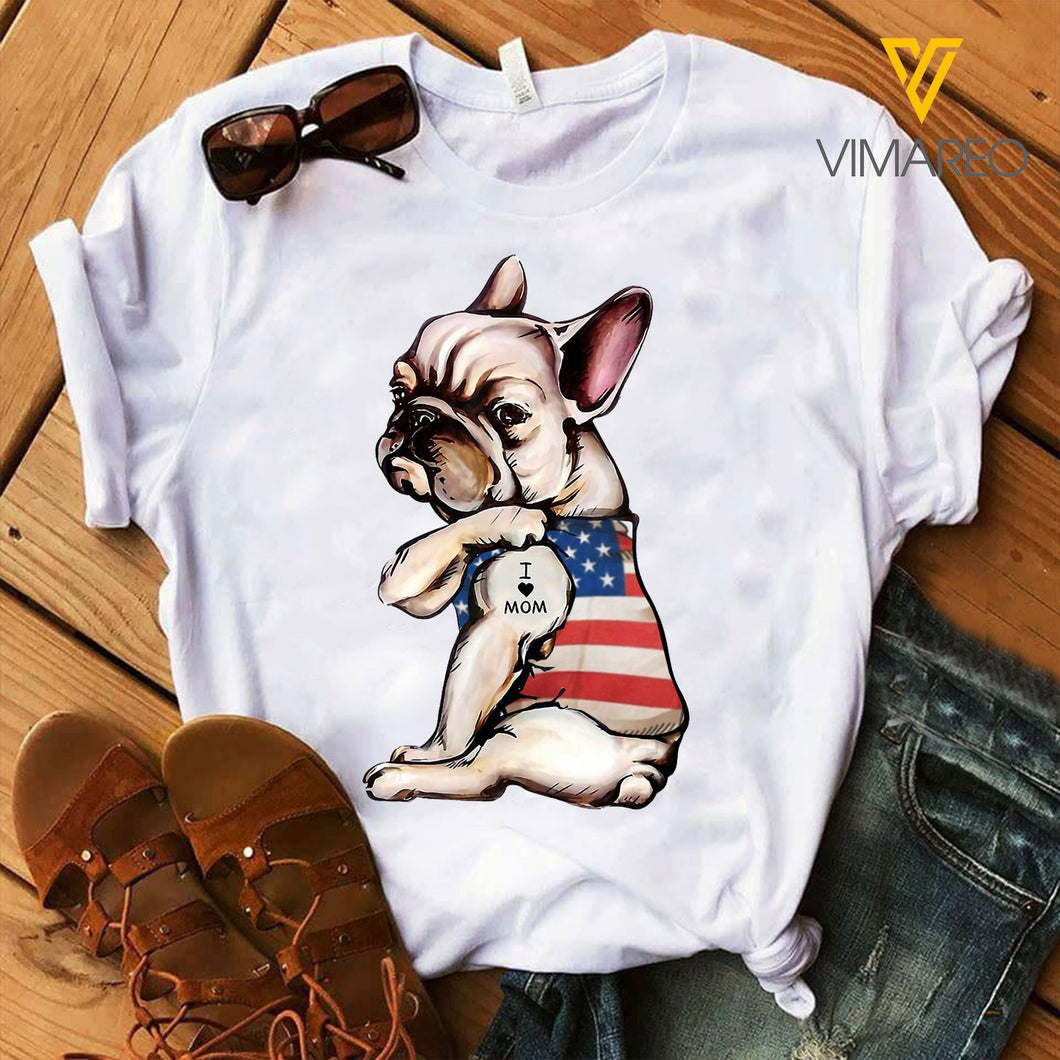 Frenchie Dog Mom Tshirt MFETR