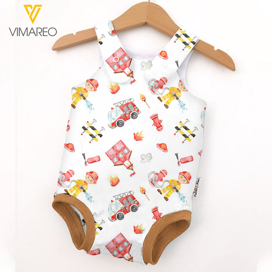 Firefighter Baby Romper KSHEU4