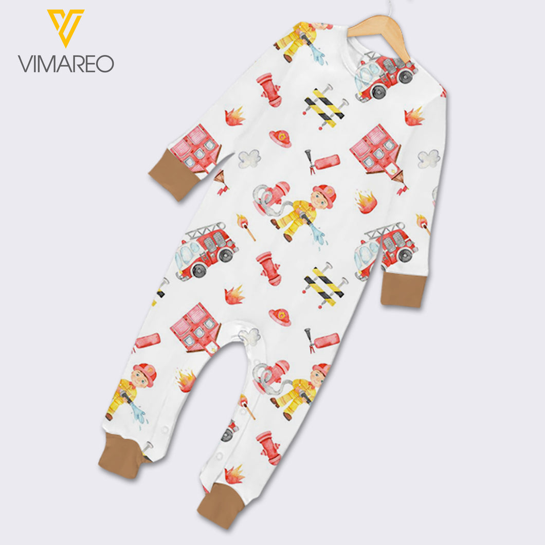 Firefighter Baby Romper KSHEU7