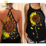 Gardener Criss-Cross Open Back Camisole Tank Top TCGXN5