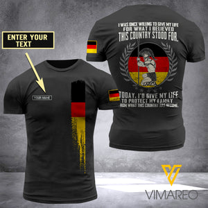 Personalized German Tshirt XNEHR