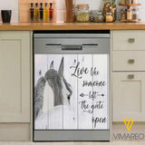 Horse Kitchen Dishwasher Cover