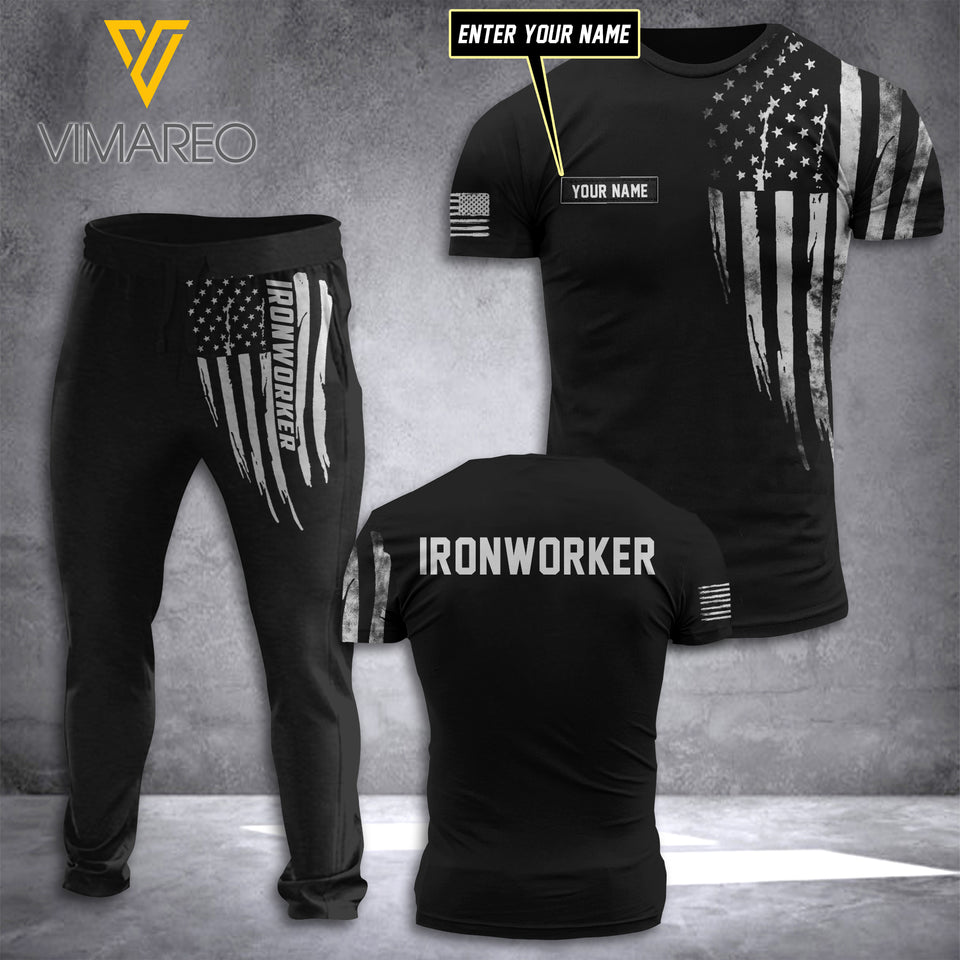 Personalized Ironworker Tshirt Sweatpants NBVE