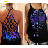 June Girl Criss-Cross Open Back Camisole Tank Top AKDJEW