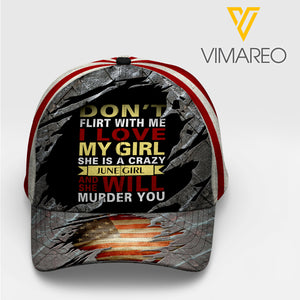 June Girl Peaked Cap 3D SEP-NL13