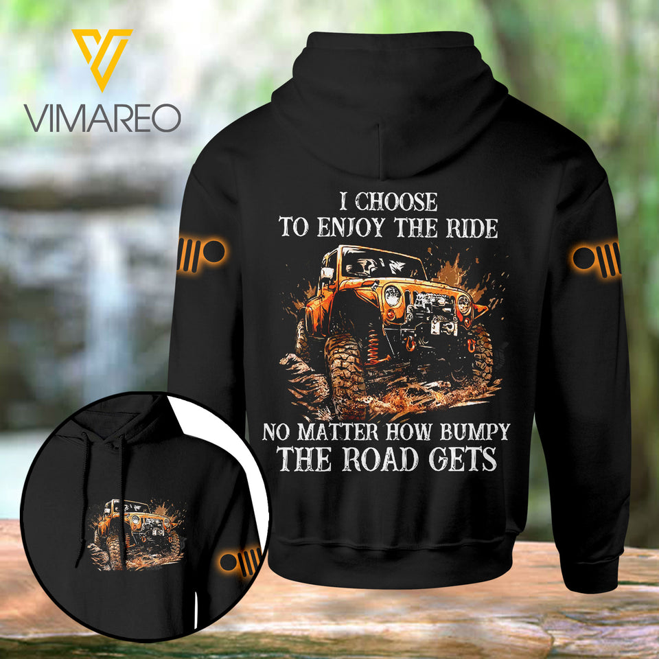 JEEP HOODIE 3D PRINTED 240222