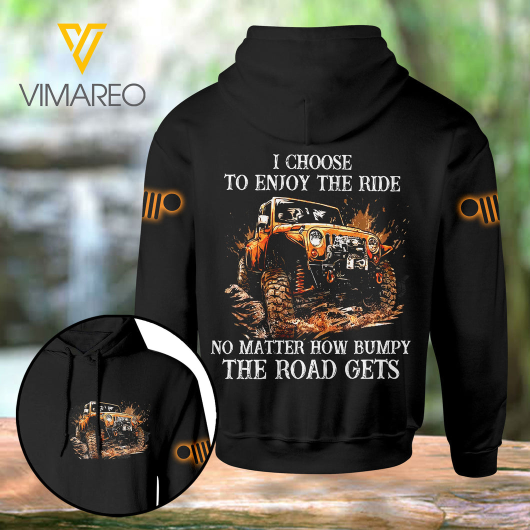 JEEP HOODIE 3D PRINTED 240222