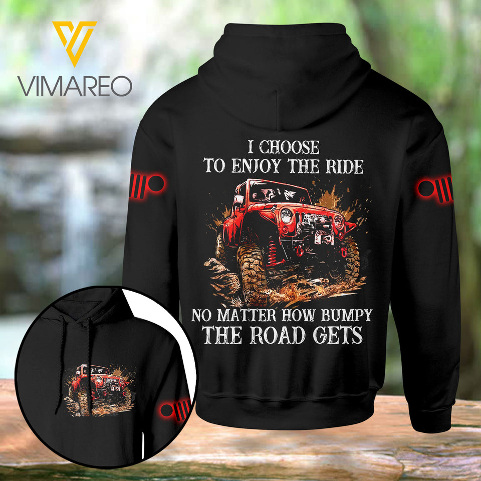 JEEP HOODIE 3D PRINTED 240222