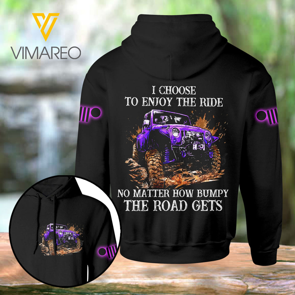 JEEP HOODIE 3D PRINTED 240222