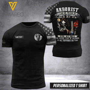 Customized Arborist Soldier 3D Printed Combat Shirt EZHQ080621