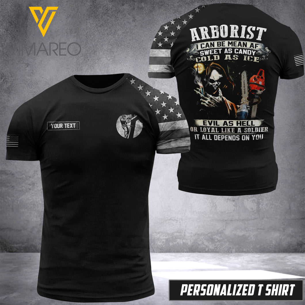 Customized Arborist Soldier 3D Printed Combat Shirt EZHQ080621