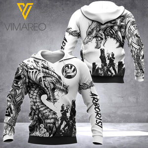 ARBORIST HOODIE 3D PRINTED OCT-HQ04