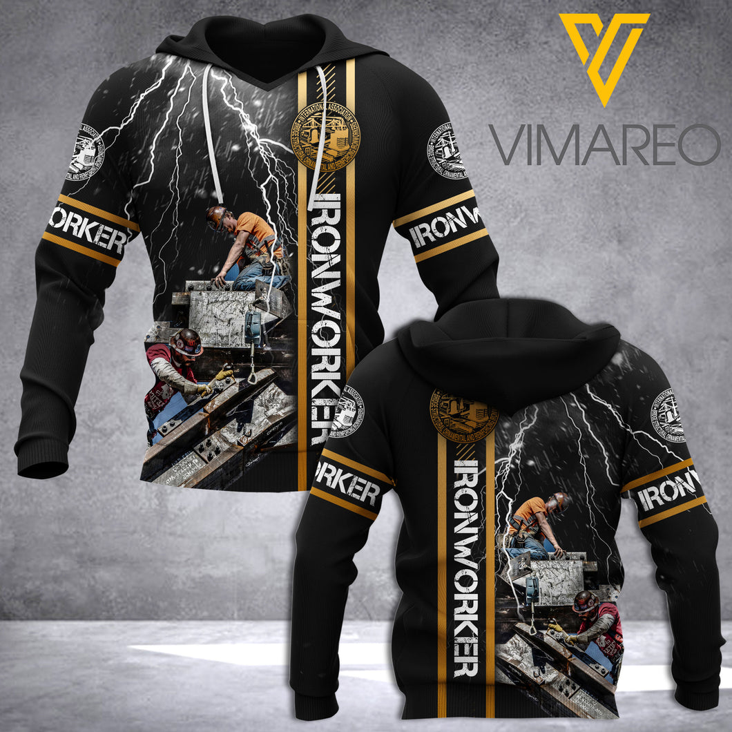 LKH IRONWORKER HOODIE 3D PRINTED HVQ0502